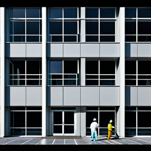 Home 8 **
"A building with a focus on safety features, showcasing maintenance and cleanliness, fully clothed people demonstrating safety procedures, appropriate content, safe for work, professional, perfect anatomy, natural proportions, high quality."
**